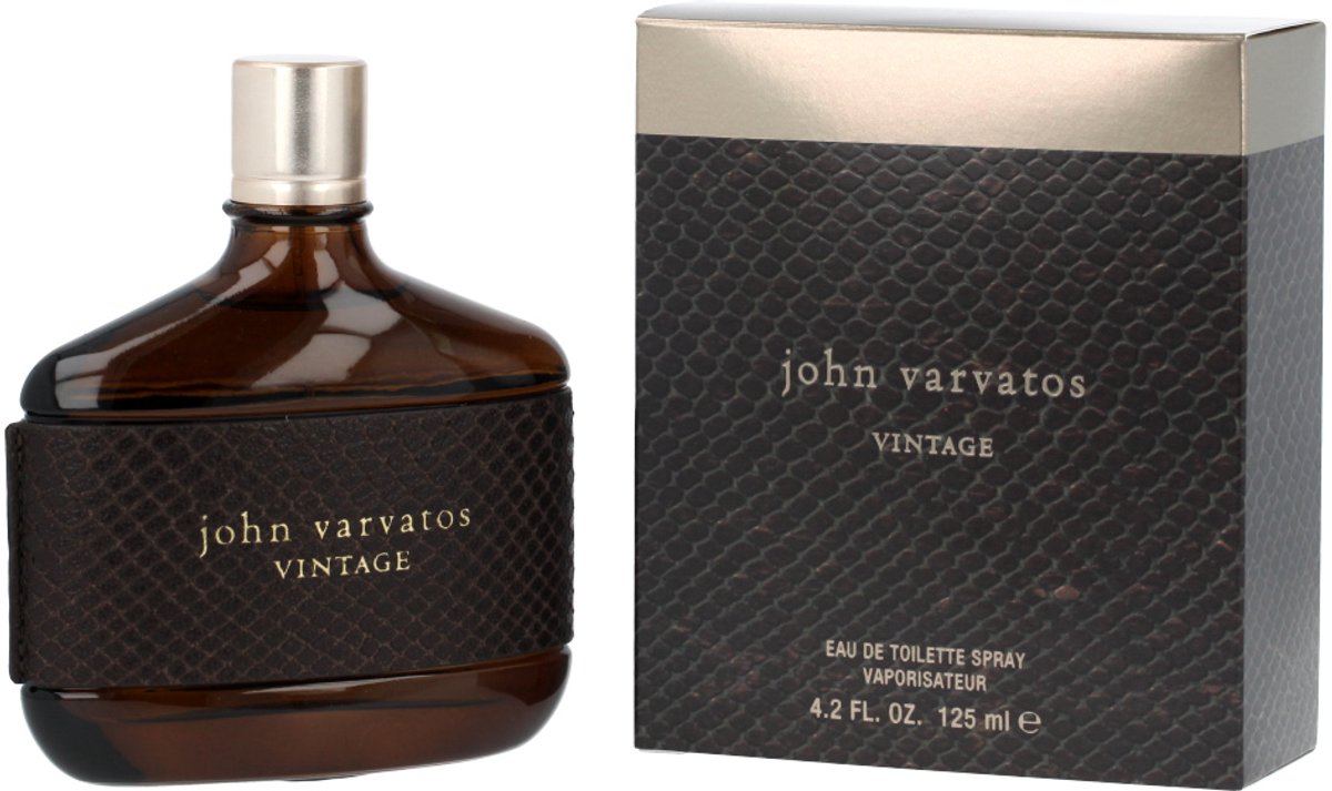 John Varvatos Vintage - Houtachtige chypre eau de toilette voor heren - 125 ml