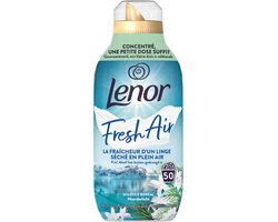 Lenor - Wasverzachter Fresh Air Noorderlicht 50 Wasbeurten - 8 x 700 ml - Voordeelverpakking