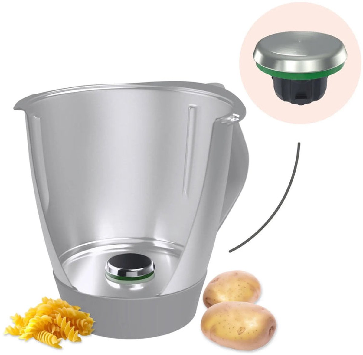 Vervangingsonderdelen -Blenderaccessoires Geschikt voor Thermomix TM5 TM6(4.5 x 2.7CM)