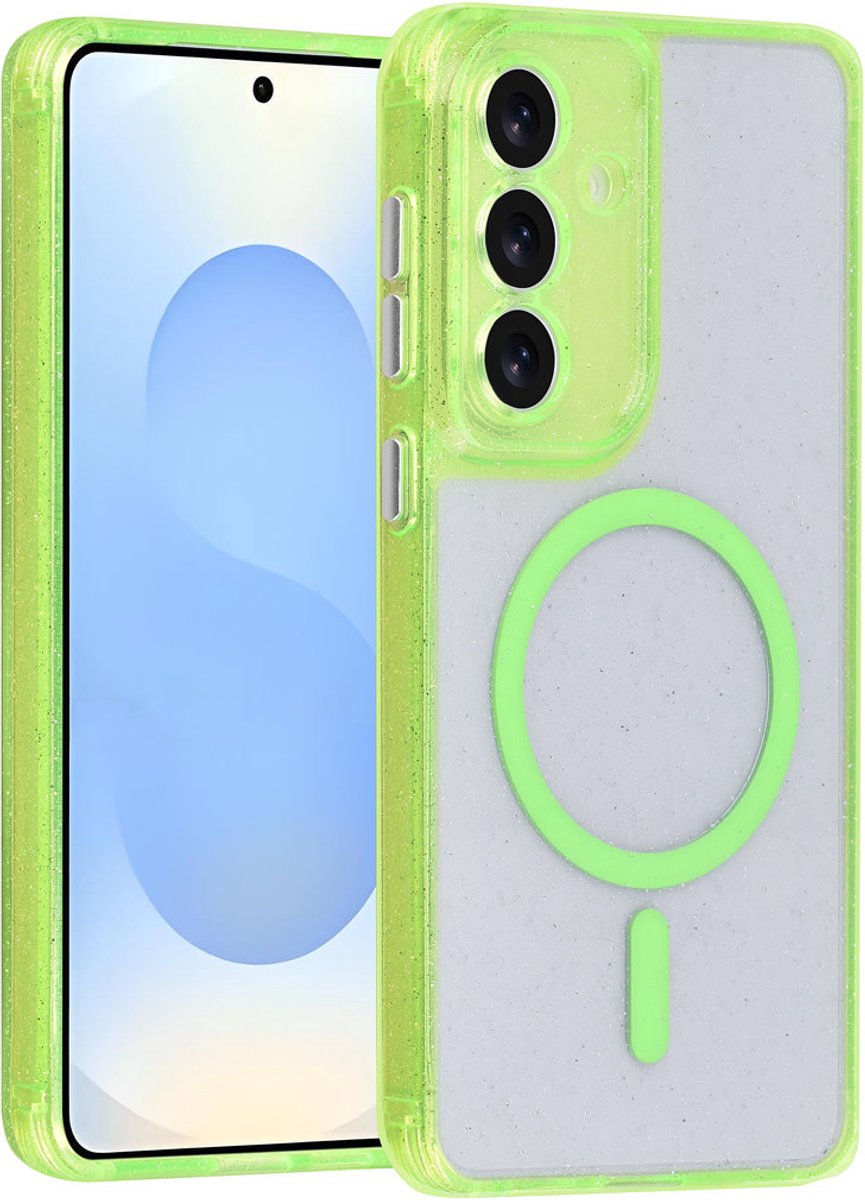 TUNIQ telefoonhoesje voor Samsung Galaxy S26 Plus - MagSafe geschikt - Groen