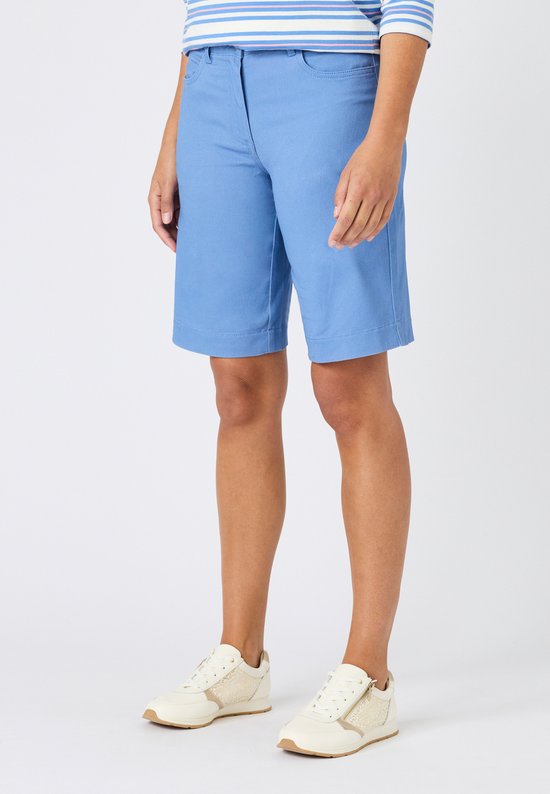 Damart - Bermuda stretch coton - Dames - Blauw - 38