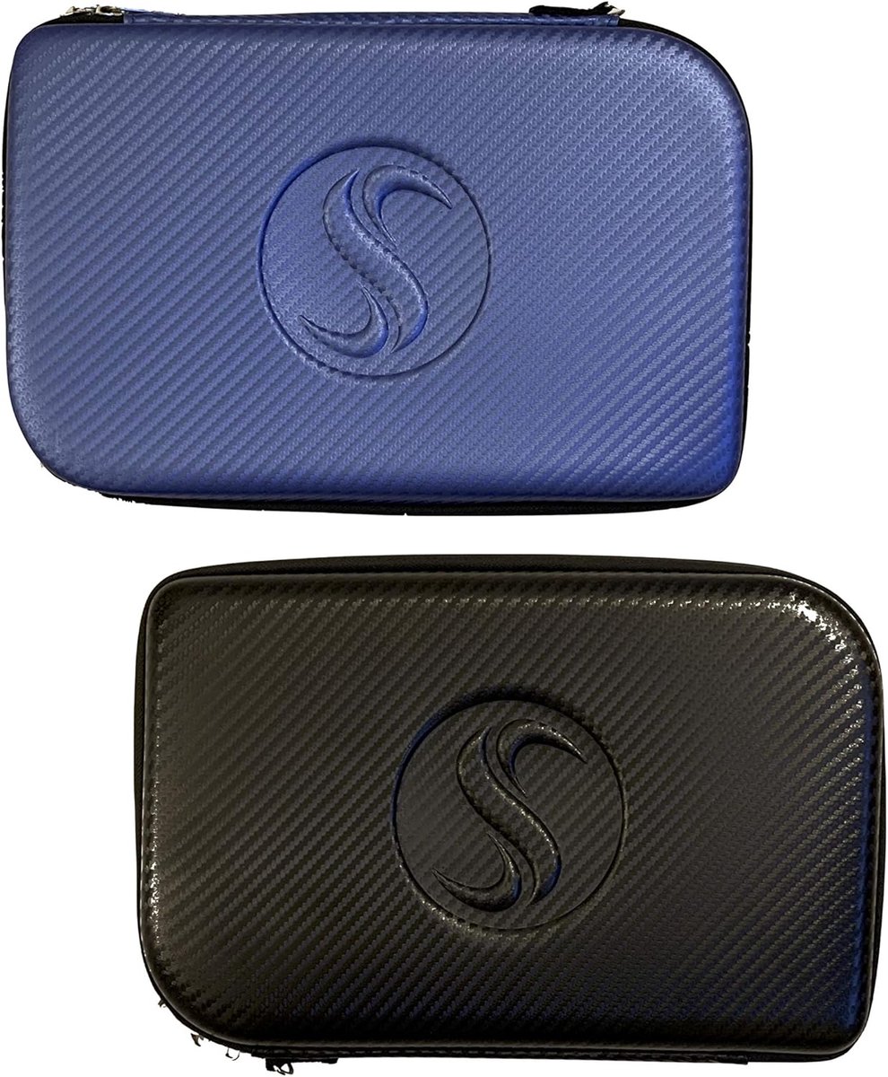 Tafeltennis Rackethoes - Pingpong Tas - Sport Bescherming - Robuuste Hardcase - L - Blauw