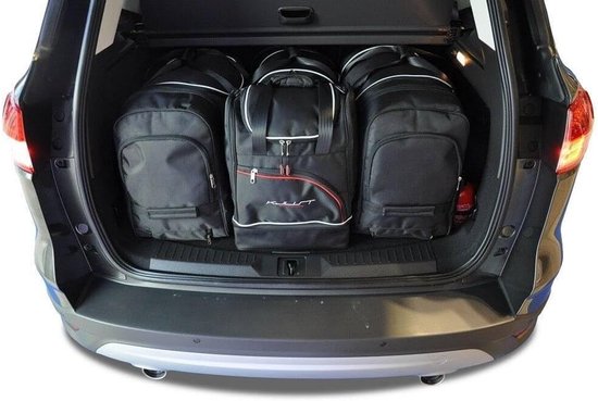 Speciale Autotassen Set - Kofferbak Tassen - Optimaal Benutten - Op Maat Gemaakt - 85x45x35cm - Zwart