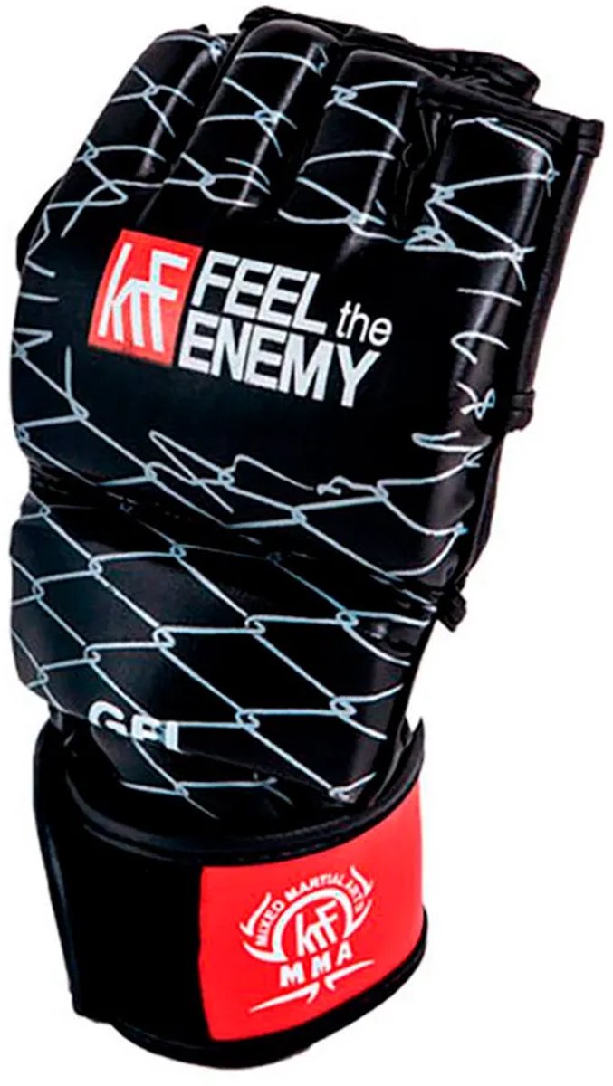 Krf Feel The Enemy Gel Mma-vechthandschoen Zwart 7 oz