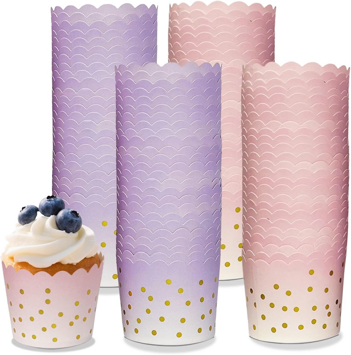 Bakvormpjes Papier - Muffin- en Cupcakevormpjes voor Banketbakken
