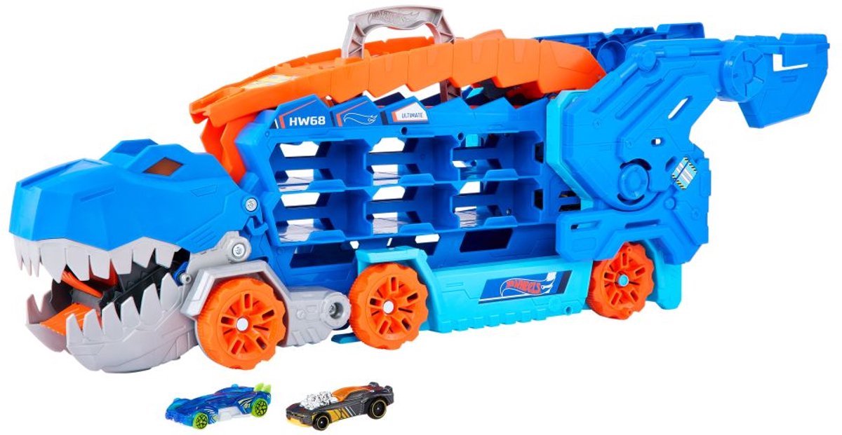 Hot Wheels - City Ultieme Dino Hauler Vrachtwagen - 1:64 - Speelgoedvoertuig — afbeelding 13