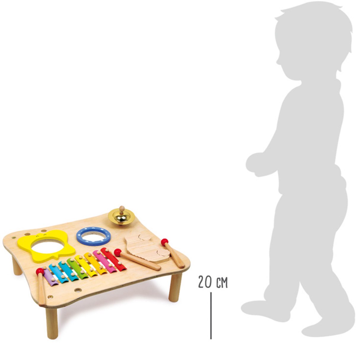 Base Toys Muziektafel - Hout — afbeelding 2