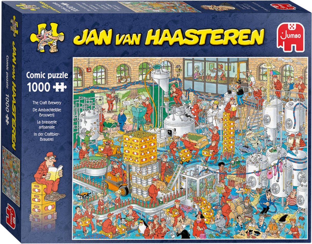 Jan van Haasteren - De Ambachtelijke Brouwerij - 1000 stukjes puzzel — afbeelding 10