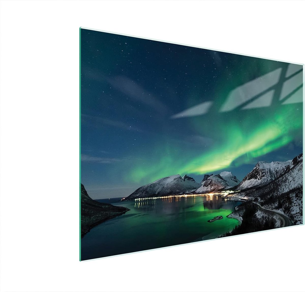 Hittebestendige Glazen Snijplank 40x30 cm - Universele Beschermplaat voor Kookplaat