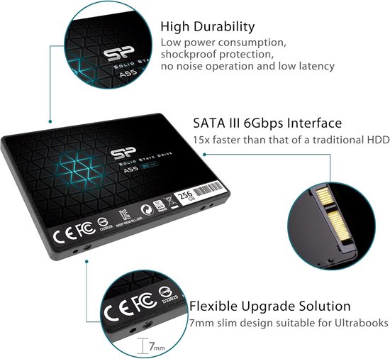 Interne Solid State Drive - Snelle Opslag - Laptop Upgrade - 3D NAND Technologie - 25 inch van Merkloos — afbeelding 5