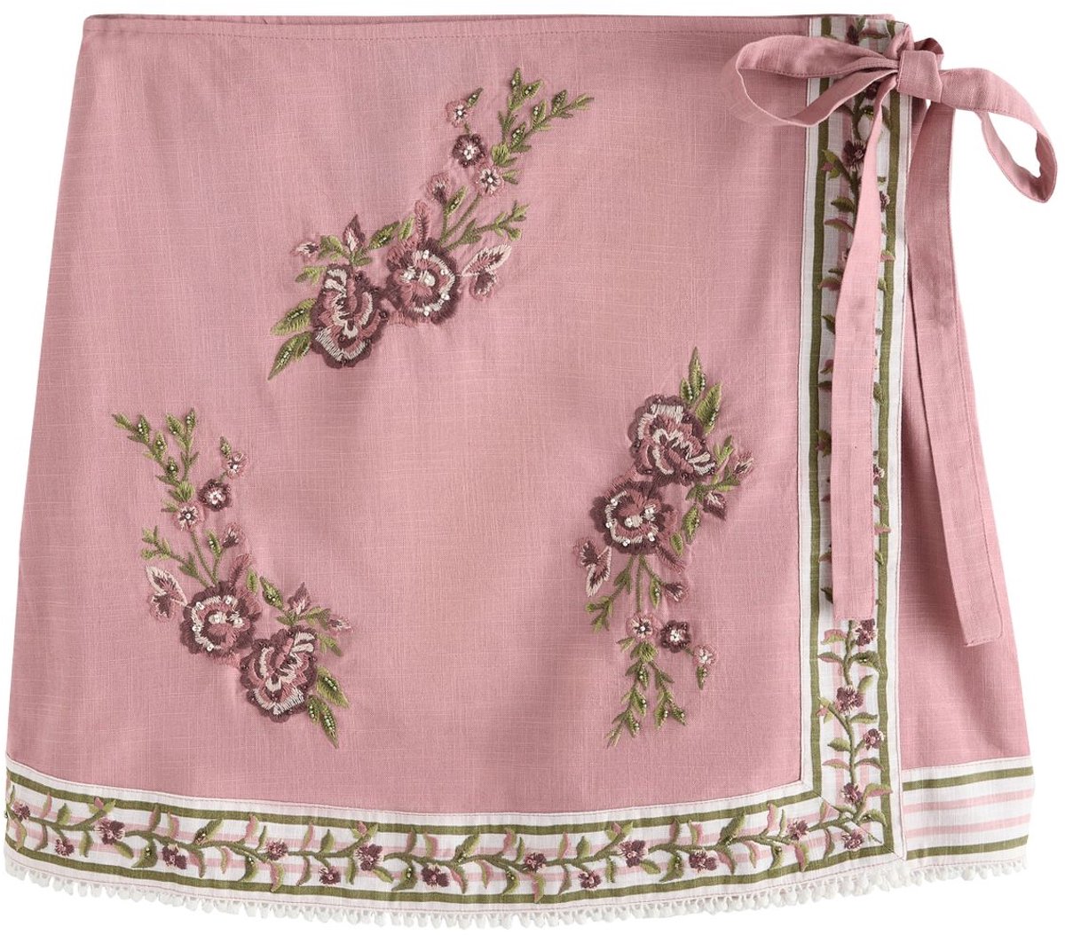 Next - Dames - Minirok met overslag - Roze