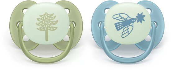 Philips Avent Ultra Soft Nighttime - 18+ maanden - Glow-in-the-dark fopspeen - SCF094/05 van Merkloos — afbeelding 4