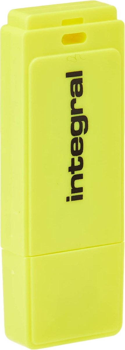 USB-flashdrive - Geheugenstick Opslag - Bestanden Overzetten - Opvallend Neon Design - 5.4 x 1.8 cm - Geel