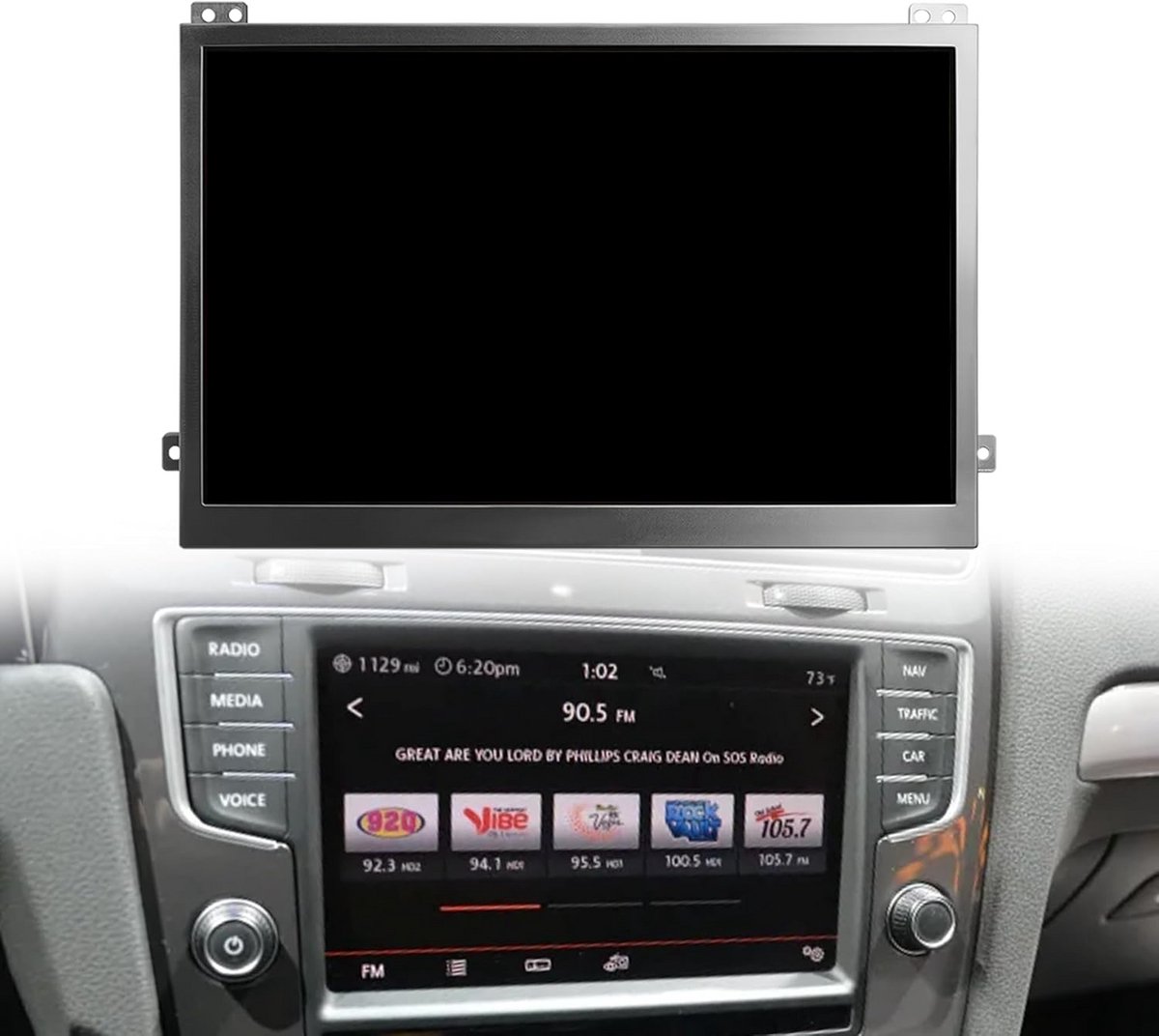 LCD Touchscreen - Display Digitizer - Auto Navigatie - Plug and Play - 65 Inch