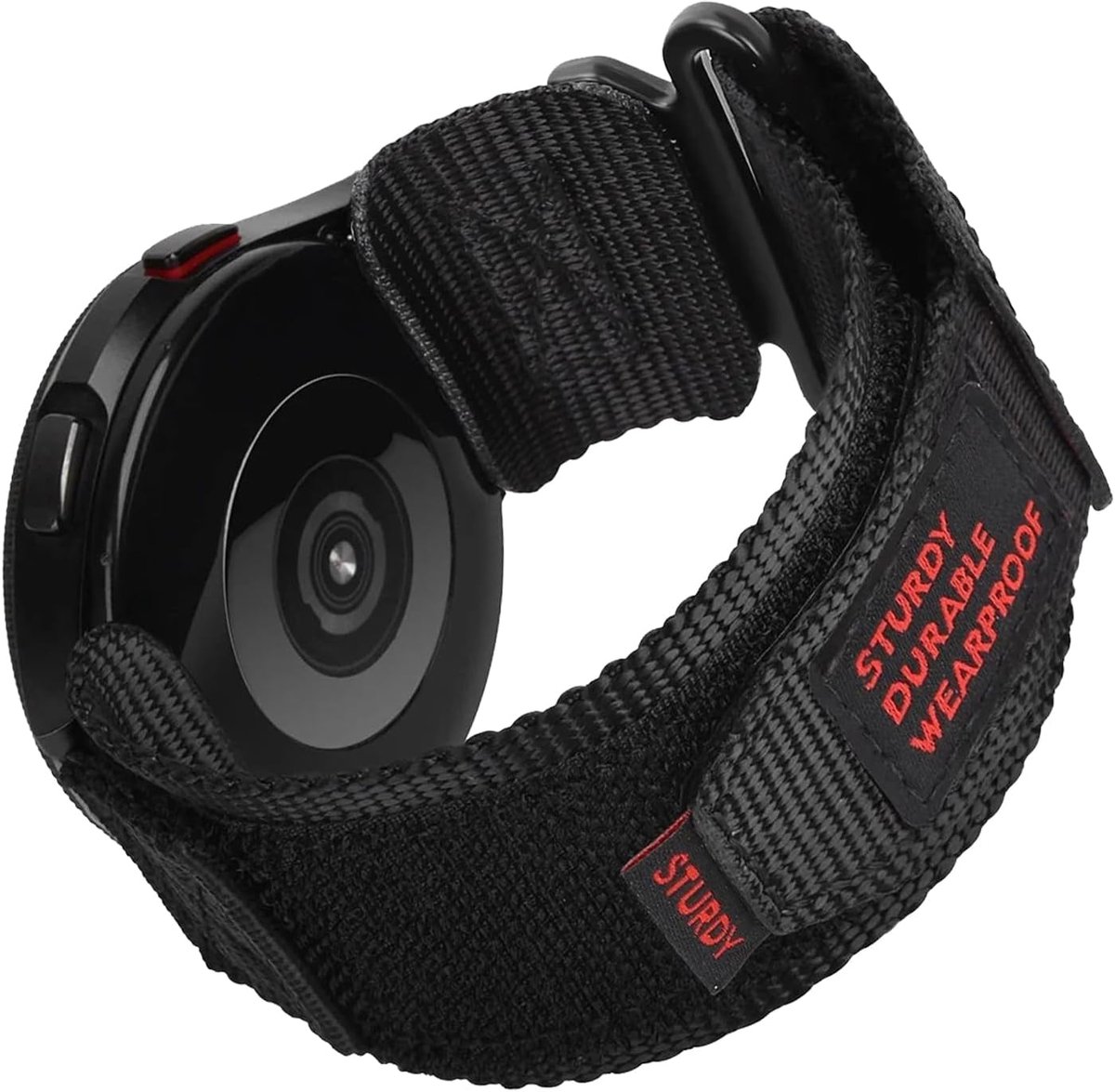 20 mm Nylon Horlogeband met Klittenband voor Galaxy Watch Compatibele Modellen