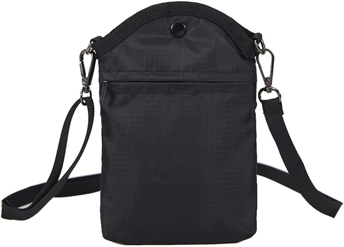 Kleine Canvas Schoudertas voor Heren en Dames - Telefoon & Portemonnee - Crossbody Tas