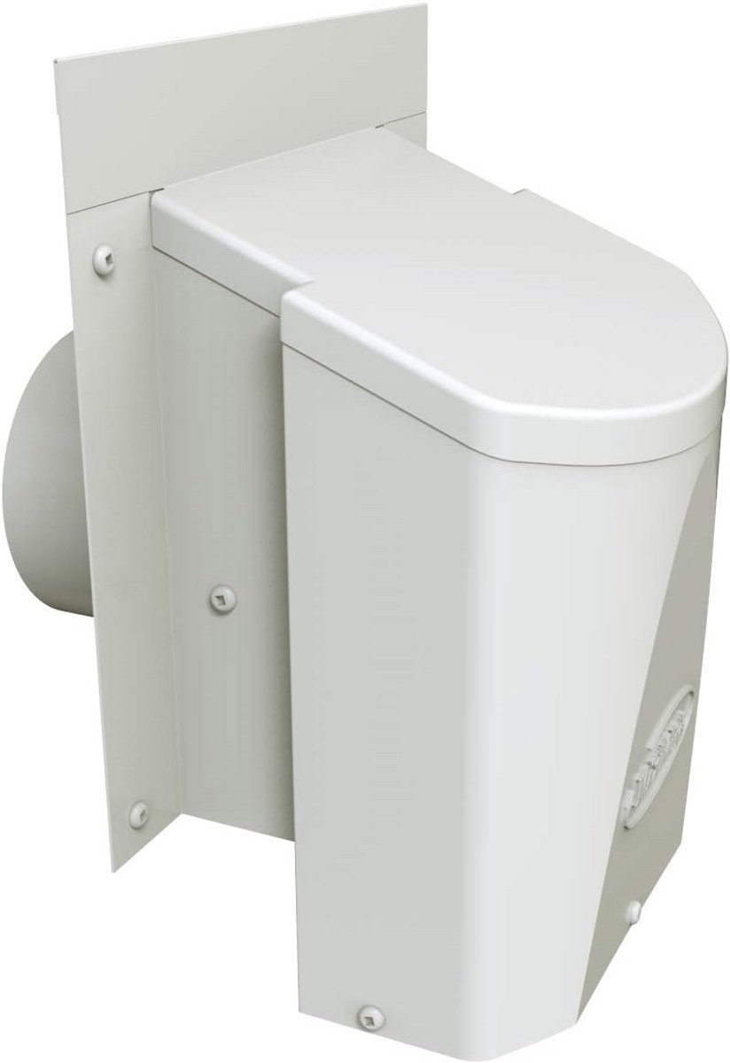 Afzuigkap Roosters 10 cm Muuraansluiting voor Ventilatie en Toevoer - Wit
