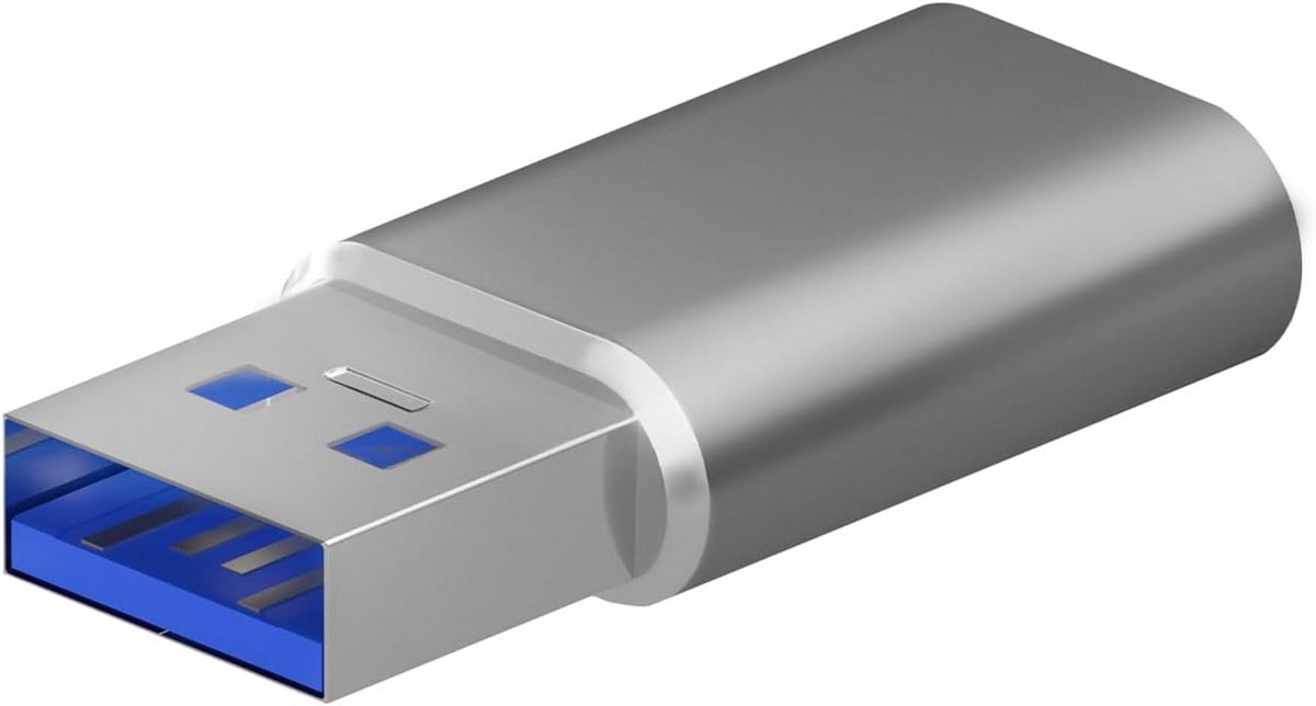 USB-C naar USB-A Adapter 3.2 Gen2 10Gbps Met Snellaadfunctie