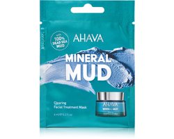 AHAVA gezichtsmasker - Reinigt en voedt de huid - Antibacterieel en ontstekingsremmend - Eenmalig gebruik - VEGAN - Alcohol- en parabenenvrij - 6ml
