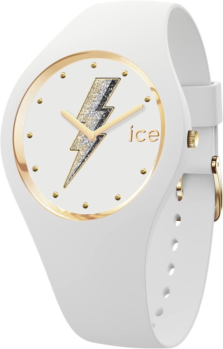 Witte Dameshorloge met Siliconen Band - Stijlvol en Comfortabel