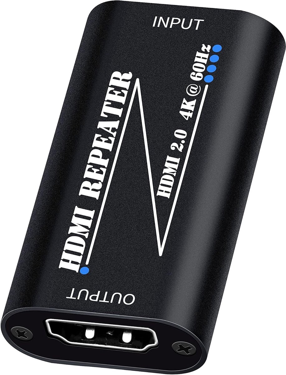 HDMI Signaalversterker Repeater - 4K@60Hz Extender Vrouwelijk naar Vrouwelijk