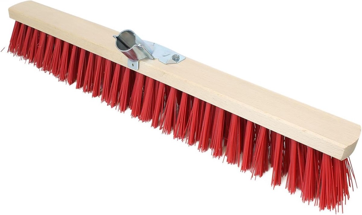 Robuuste Randbezem Hout 60 cm voor Buiten Reiniging