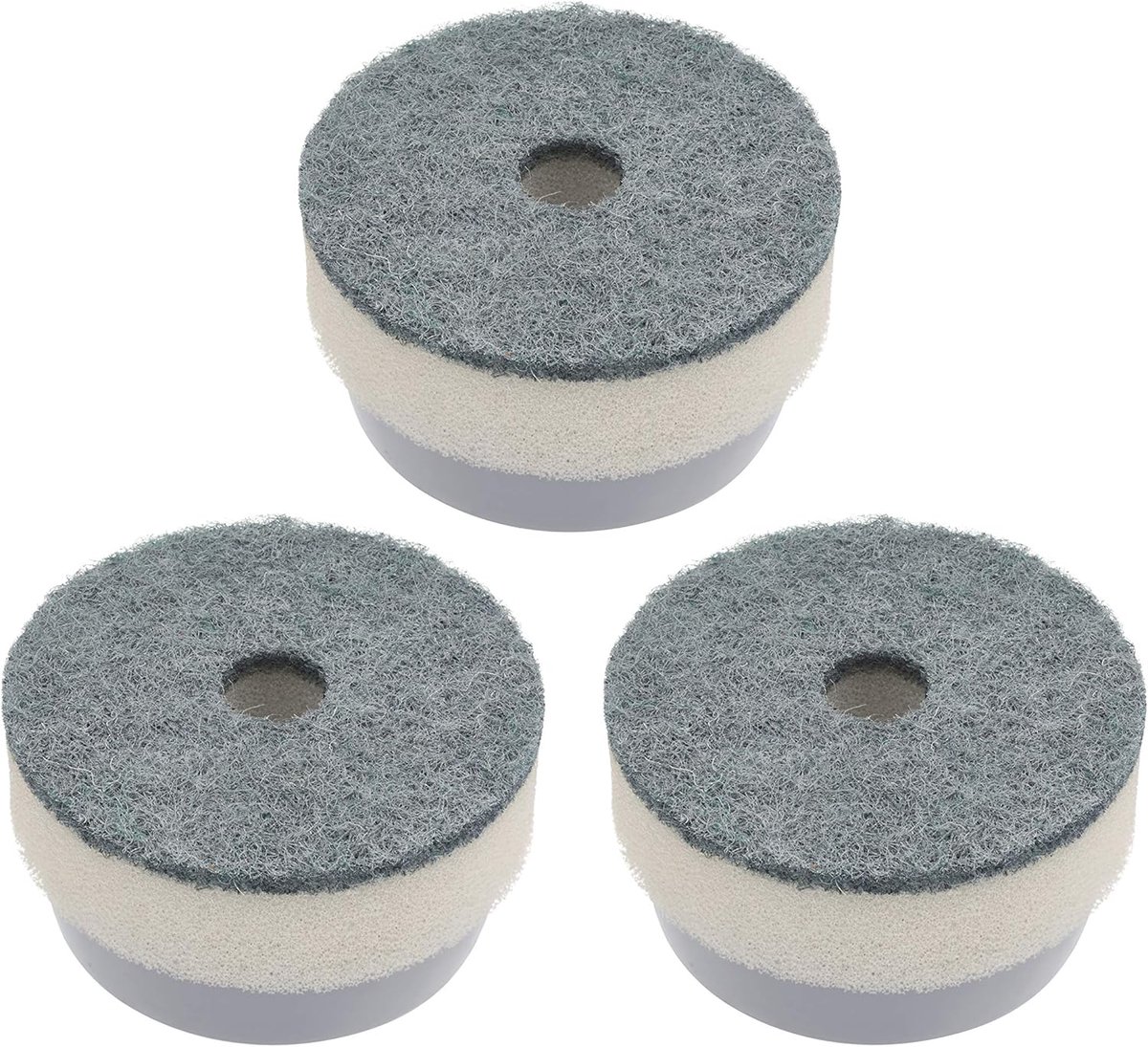 Reinigingssponzen - Afwassponzen - Vaat Reinigen - Anti-kras - 6 x 4 cm - Wit Grijs