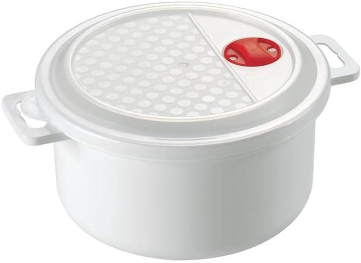 Magnetronkookpan 1,8 Liter - Inclusief Deksel - Geschikt voor Magnetron en Oven