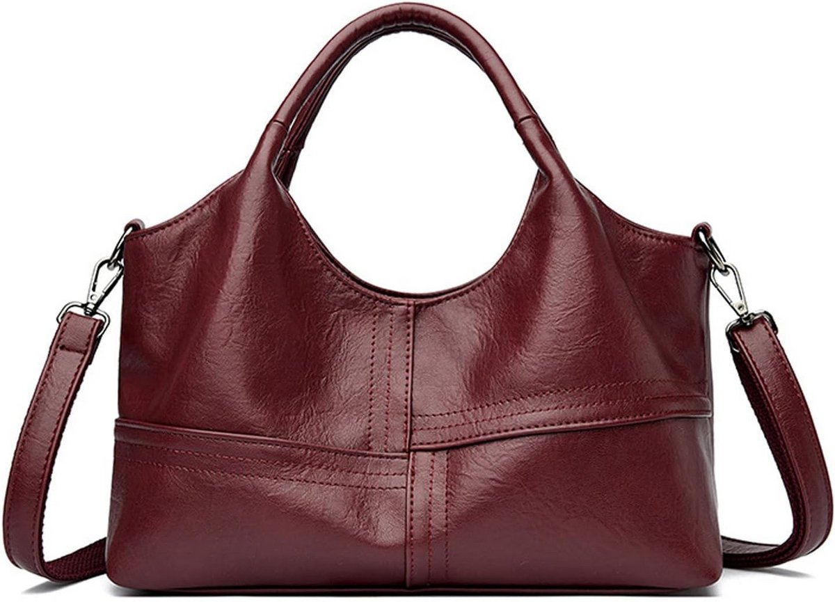 Dames Crossbody Tas en Schoudertas in Hobo Stijl van Mini PU Leer
