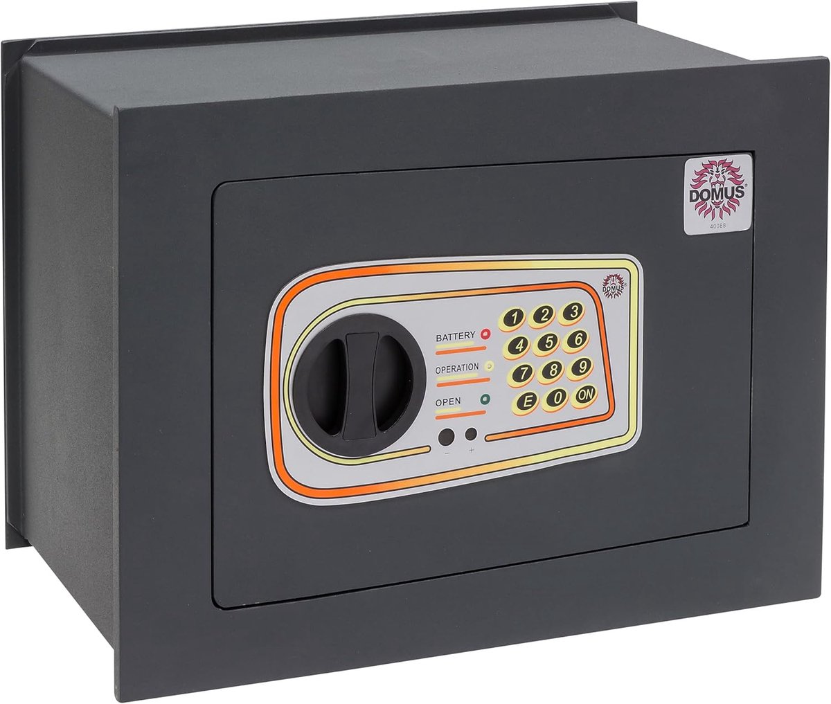 Wandkluis met automatische vergrendeling en 10 mm dikke deur
