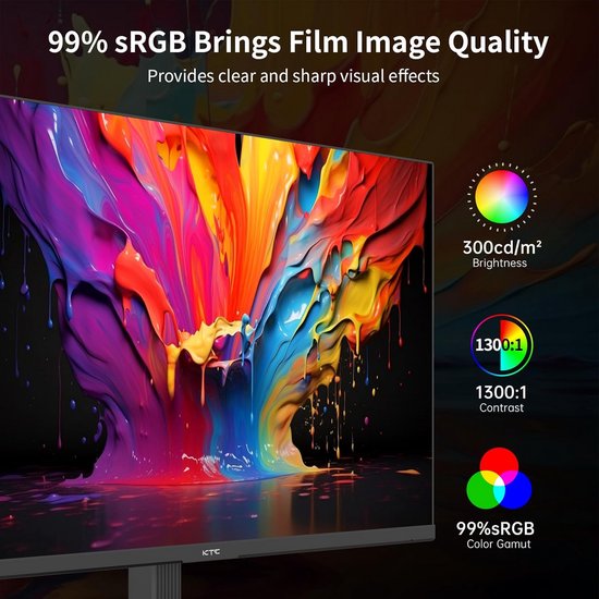 27 inch gaming monitor 240 Hz snelle respons van Merkloos — afbeelding 4