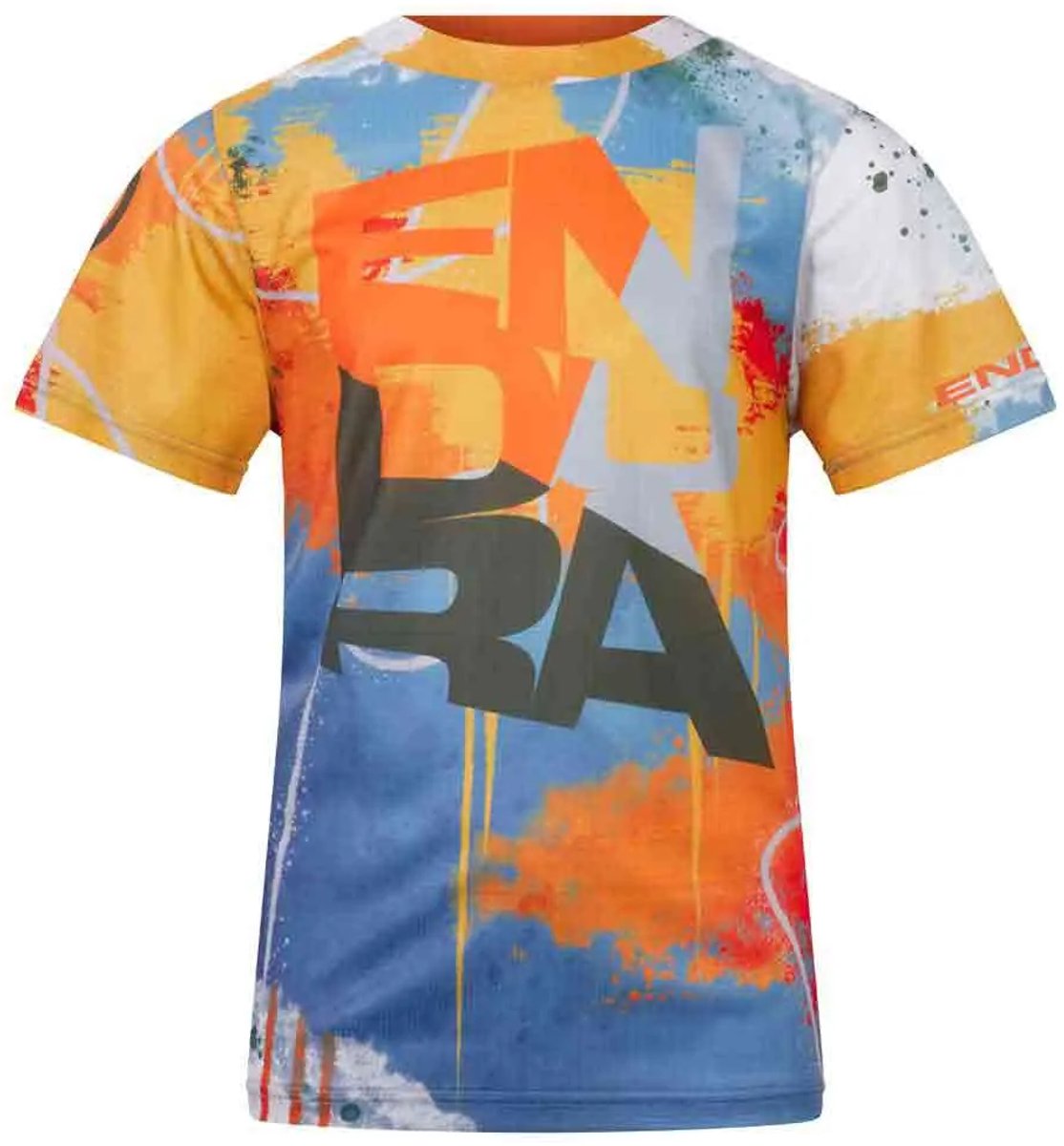 Endura Single Track Core Ii T-shirt Met Korte Mouwen Veelkleurig 7-8 Years Jongen Mustard