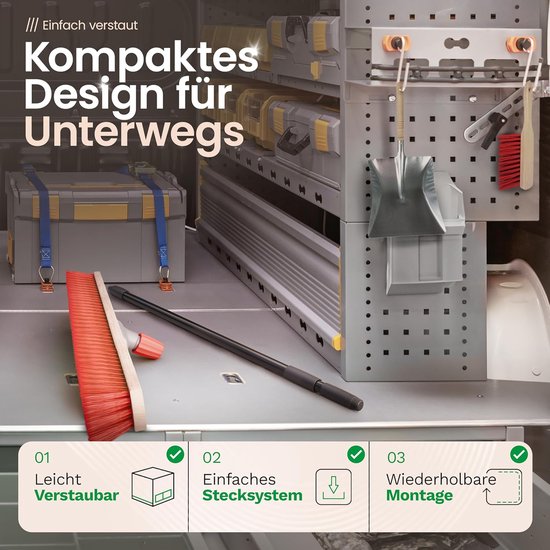 Stevige Straatbezem met Telescoopsteel - Elaston Borstels voor Buiten en Tuin — afbeelding 2