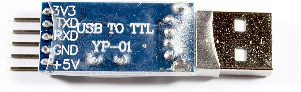 Serieel Adapter - UART Converter - Apparaat Programmeren - 3.3V en 5V Output - 14x9x2 cm - Groen