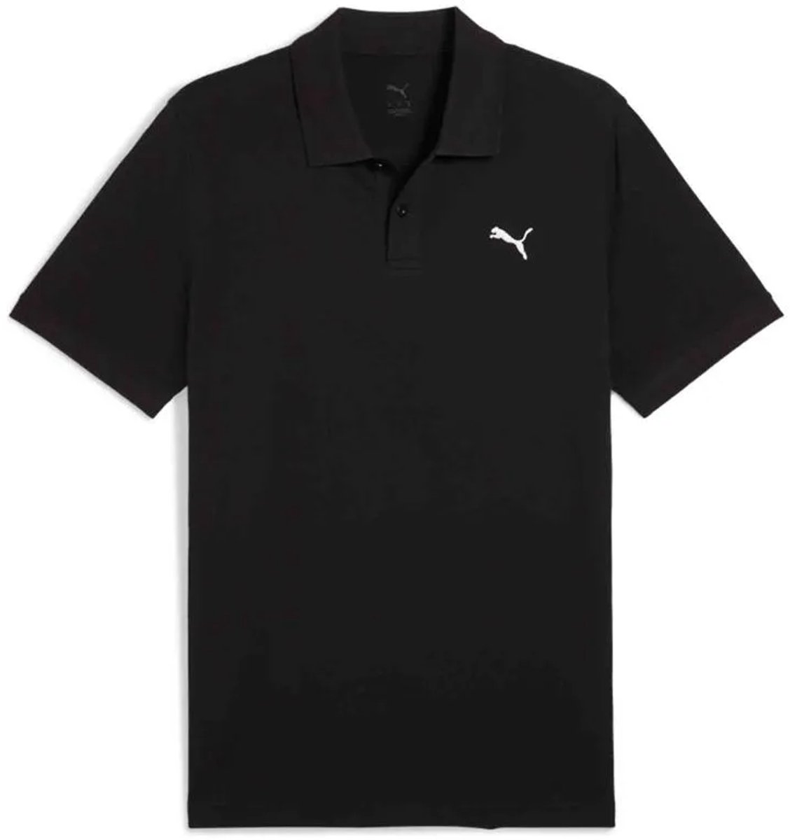 Heren Puma Ess Pique Polo T-shirt 2xl Zwart