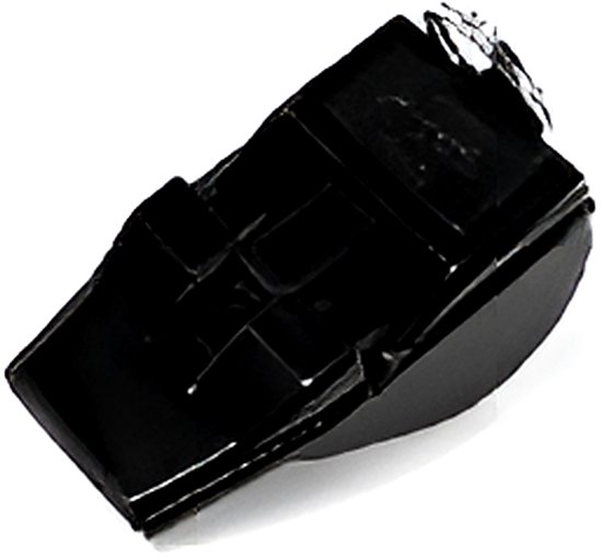 Officiële scheidsrechtersfluit Thunderer Finger Grip F58.5 - Mat Zwart