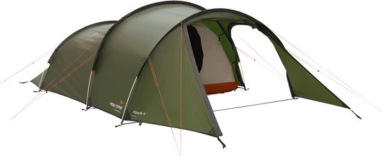 Easy Camp Pasvik 4 Tent 4 Persoons Lichtgewicht Tunnentent Aluminium stokken Groen van Merkloos — afbeelding 5