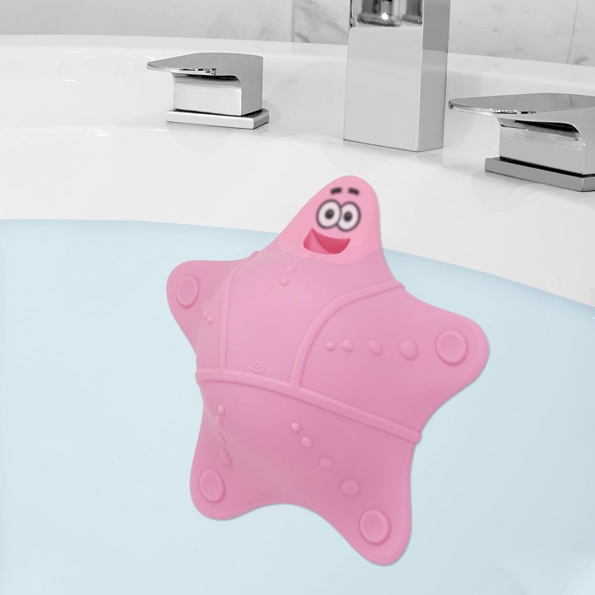 Badkuip Overloop Afvoerhoes - Siliconen Bad Afvoerplug met Zuggers, Dieper Bad en Leuke Tub Stopper