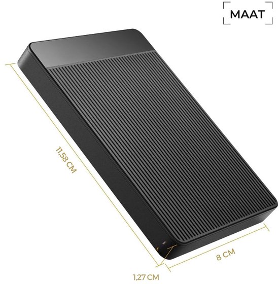 SNJY® Externe Harde Schijf - Harde Schijf Extern - Externe Harde Schijven - 320 GB - Zwart van Merkloos — afbeelding 4