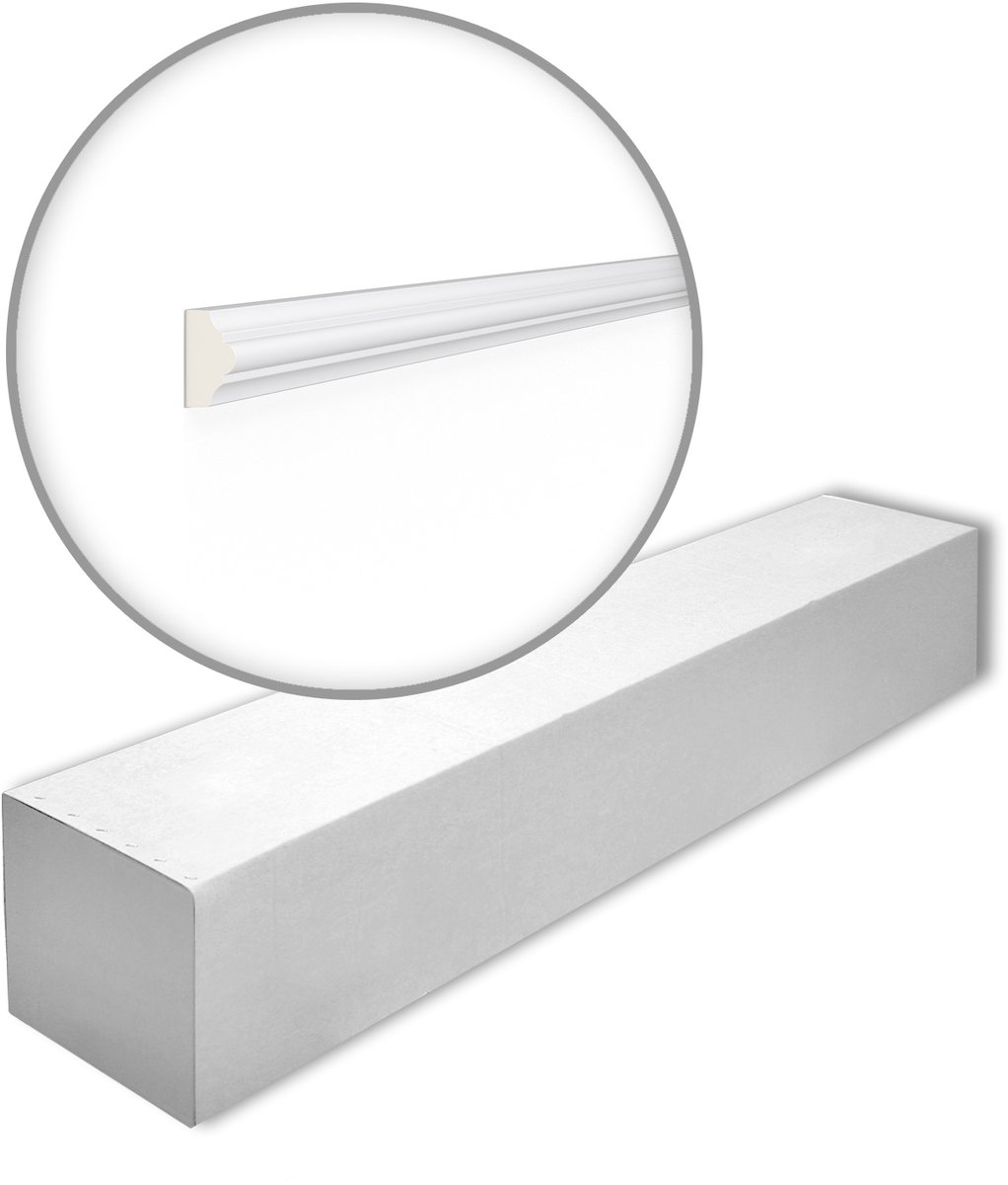 NMC SP3-box ARSTYL Noel Marquet 1 doos 50 stukken Wandlijst tijdeloos klassieke stijl wit | 100 m
