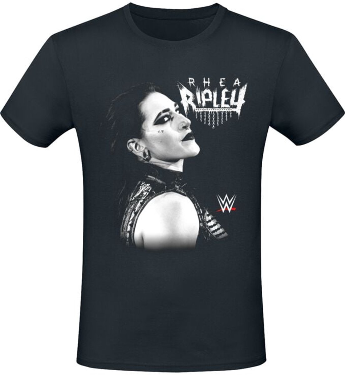 WWE Rhea Ripley - Faded Photo Heren T-shirt - zwart - M