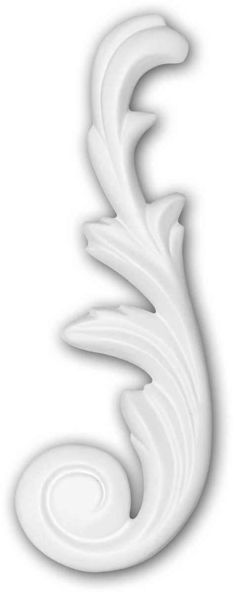 Decorative element 160120 Profhome rococo barok stijl wit