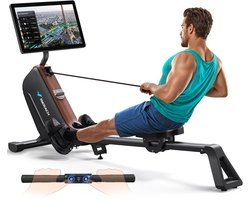 MERACH Roeimachine met HD-Display, Roeitrainer met 16 Weerstandsniveaus, Automatische magnetische weerstand, Eenvoudige montage, Tot 158 kg
