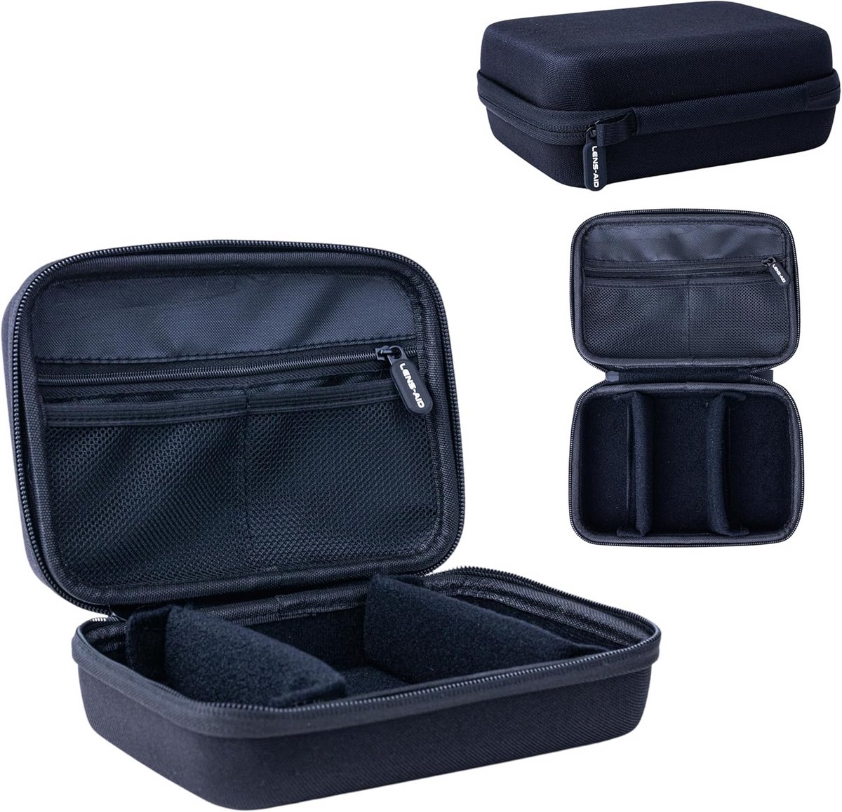 Organizer Case voor camera- en technische accessoires - Compacte hardcase zwart Small