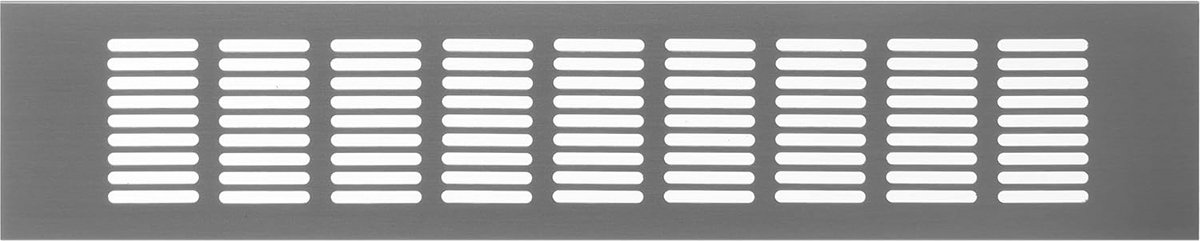 Aluminium Ventilatierooster 60 x 300 mm - Effectieve Ventilatieoplossing voor Binnen en Buiten