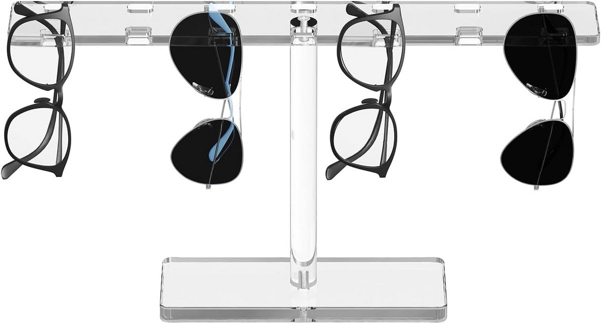 Zonnebril Organizer met 14 Slots - Acryl Zonnebril Houder voor Desk, Dressoir en Tafels