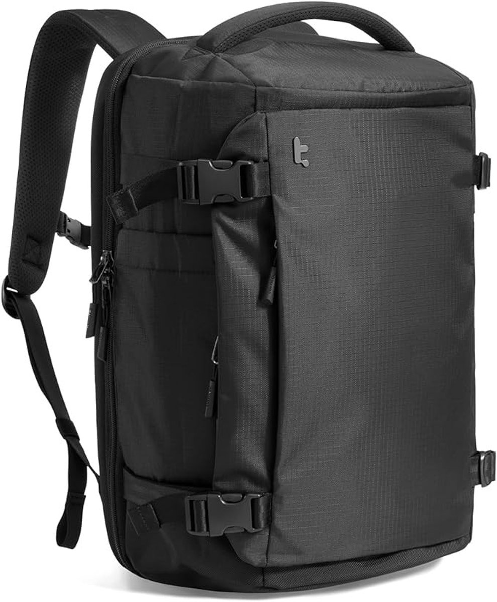Compacte reisrugzak 28 liter voor handbagage, waterbestendig en lichtgewicht met laptopvak