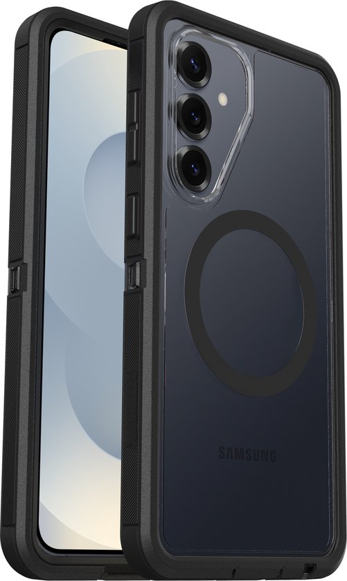 OtterBox Defender Samsung Galaxy S26 Plus Back Cover met Magneet Transparant Zwarte Rand