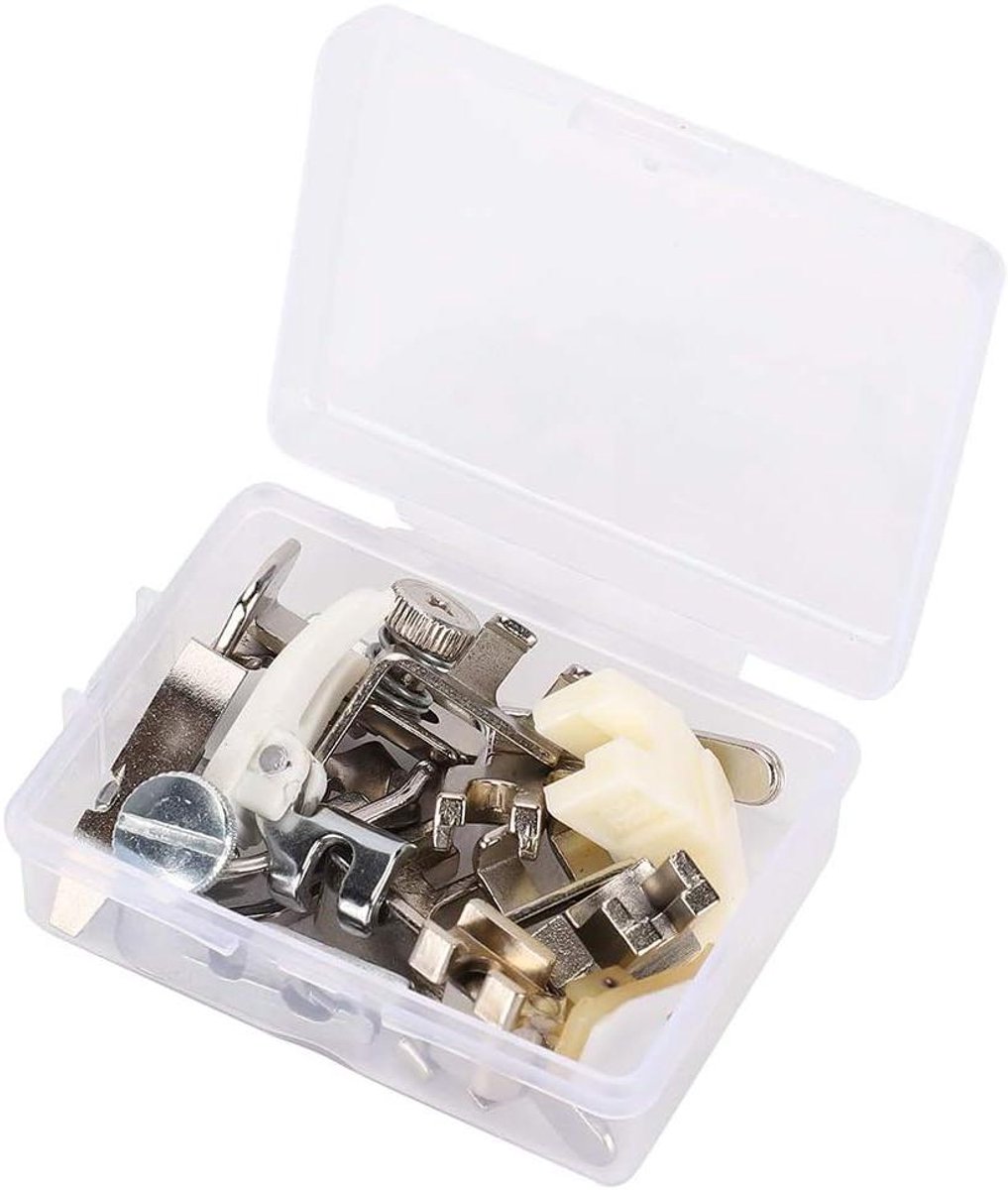 11-delige vintage naaimachineset voor DIY projecten met universele schroefaccessoires