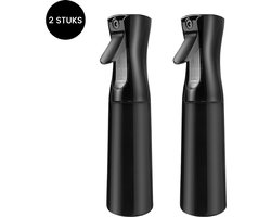 Purepeak Waterspuit Haar Set 2 Stuks - Haarspuit - 300ml - Kappersspuit - Knijpfles - Sprayfles - Waterverstuiver krullen - Plantenspuit Klein - Mist…